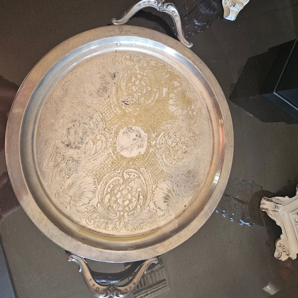 Other - Vintage Silverplate Butler Serving Tray